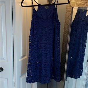 Navy blue sundress